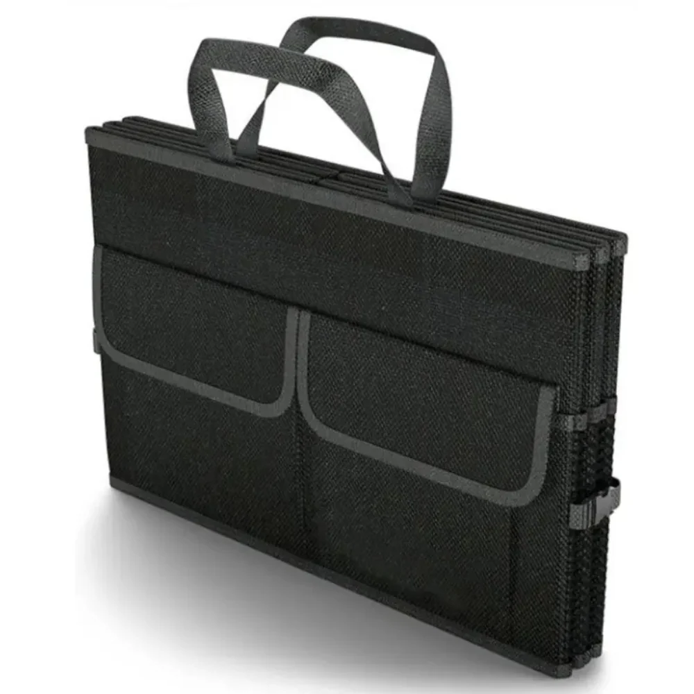 DS BS Car Trunk Organizer with Lid – 60L Foldable Storage Box BK - Image 7