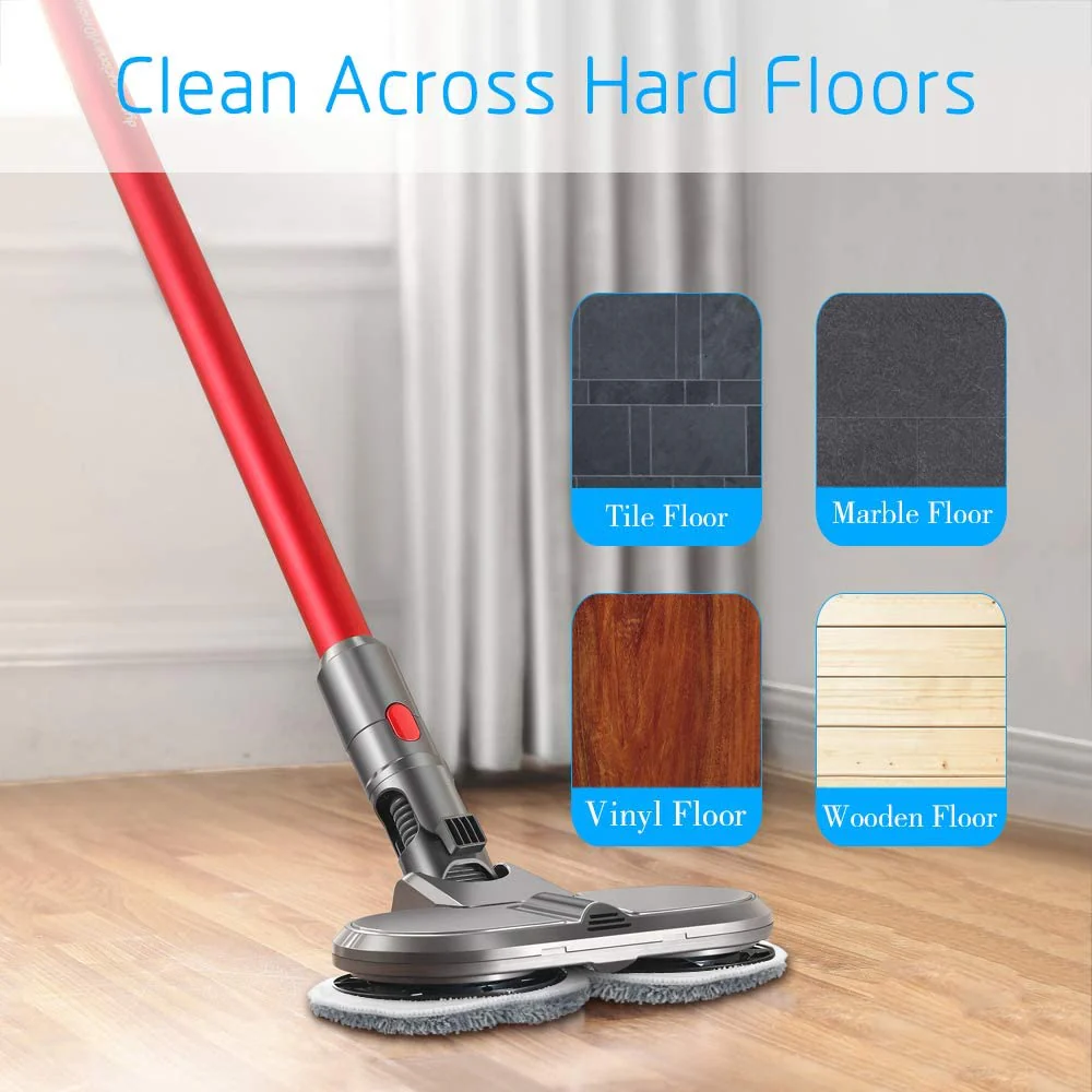 DS BS Electric Double Mop Attachment Compatible with Dyson V7 V8 V10 V11 V15 - Image 5