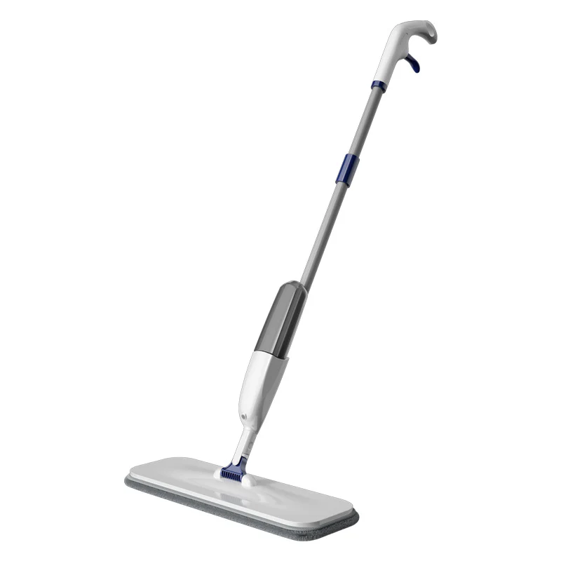 DS BS Flat Spray Mop Set – Includes 5 Microfiber Pads Scraper Water Tank