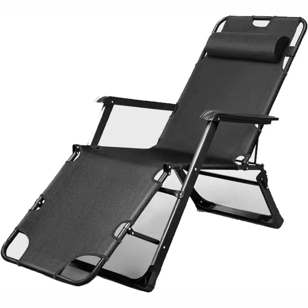 DS BS Foldable Reclining Lounge Chair with Pillow - Image 5