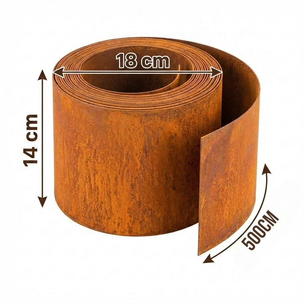 DS BS Garden Edging Flexible Rusty Metal Landscape Border - 5m - Image 6