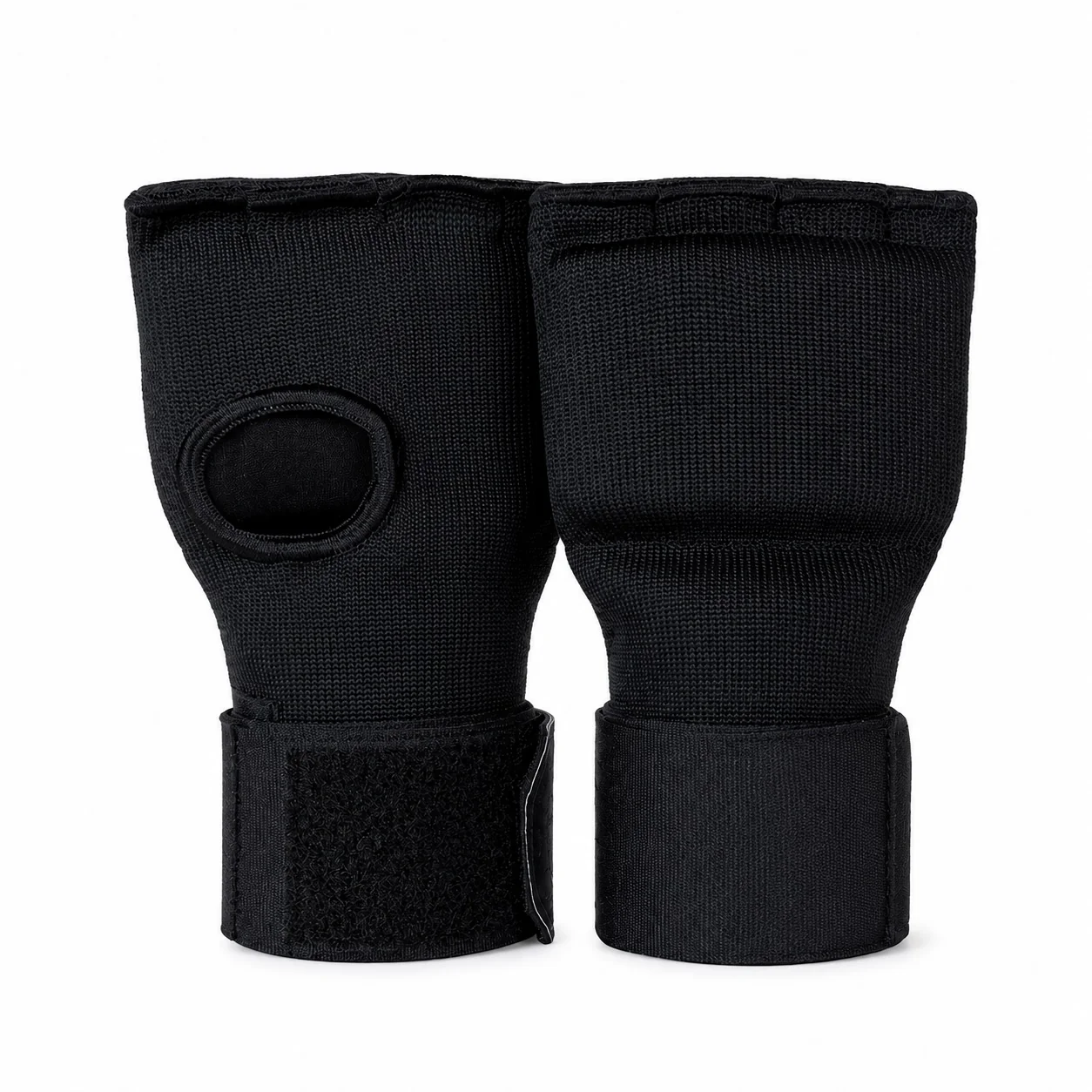 DS BS Half Finger Gel Boxing Hand Wraps | Black