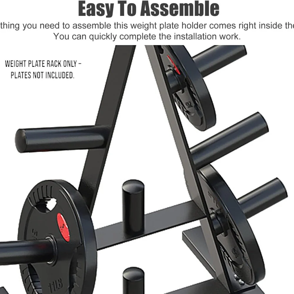 DS BS Heavy Duty Weight Plate Storage Rack Stand - Image 4
