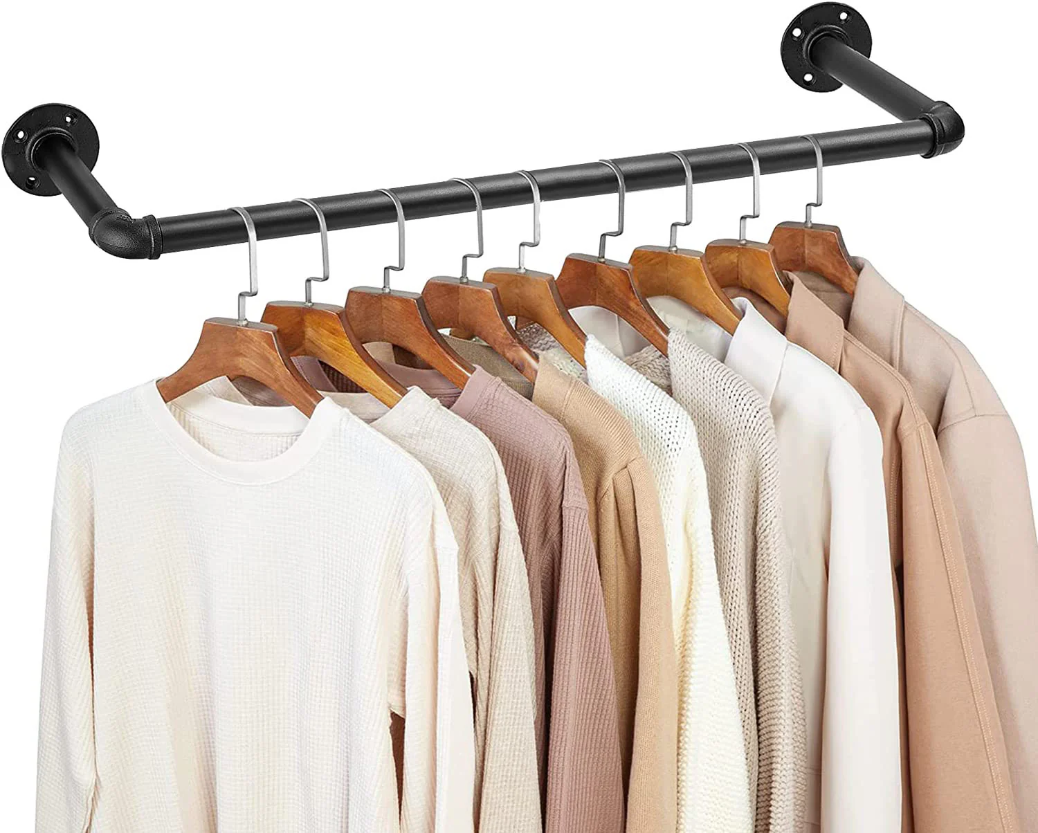 DS BS Industrial Pipe Clothes Rack-100CM