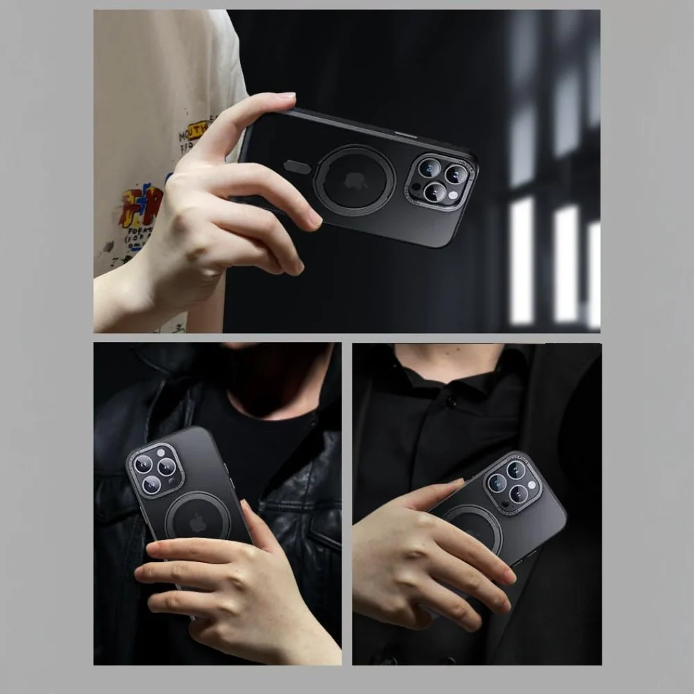 DS BS iPhone 16 Pro Case with 360°Rotatable Magnetic Ring Stand - Image 2