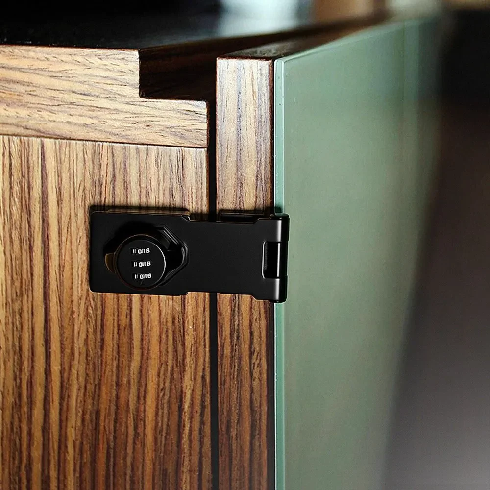 DS BS Keyless Anti-Theft Household Cabinet Password Hasp Lock - Image 11