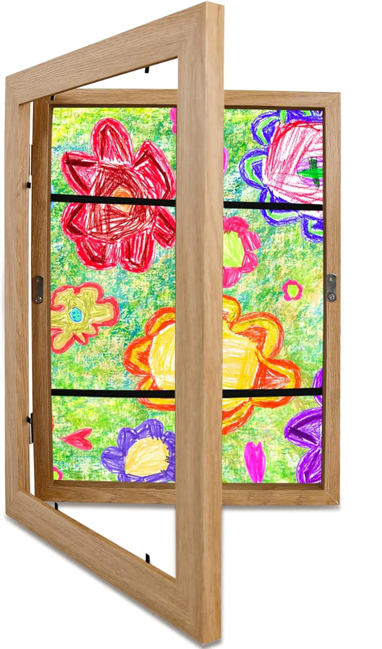 DS BS Kids Artwork Picture Frame 34x25CM-Wood - Image 2