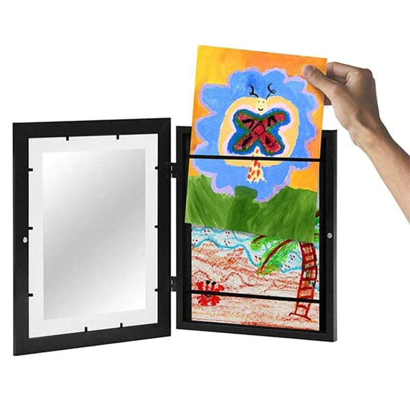 DS BS Kids Artwork Picture Frame 45x33CM-Black - Image 6