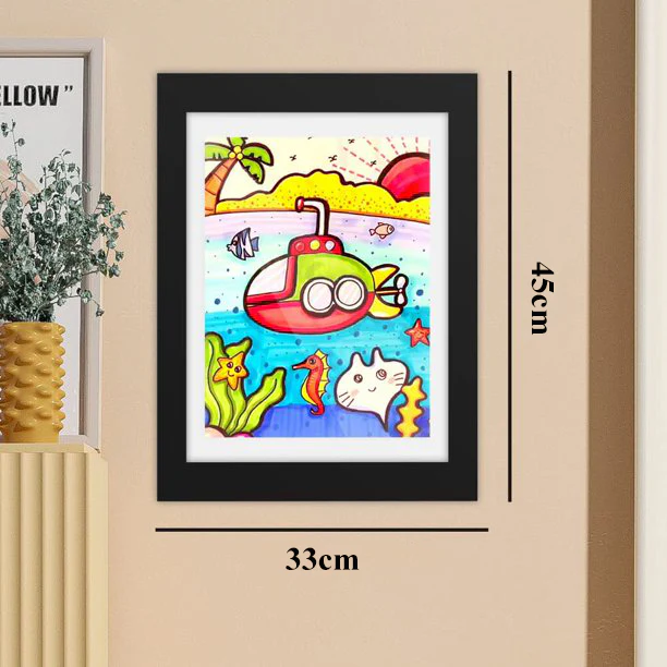 DS BS Kids Artwork Picture Frame 45x33CM-Wood - Image 5