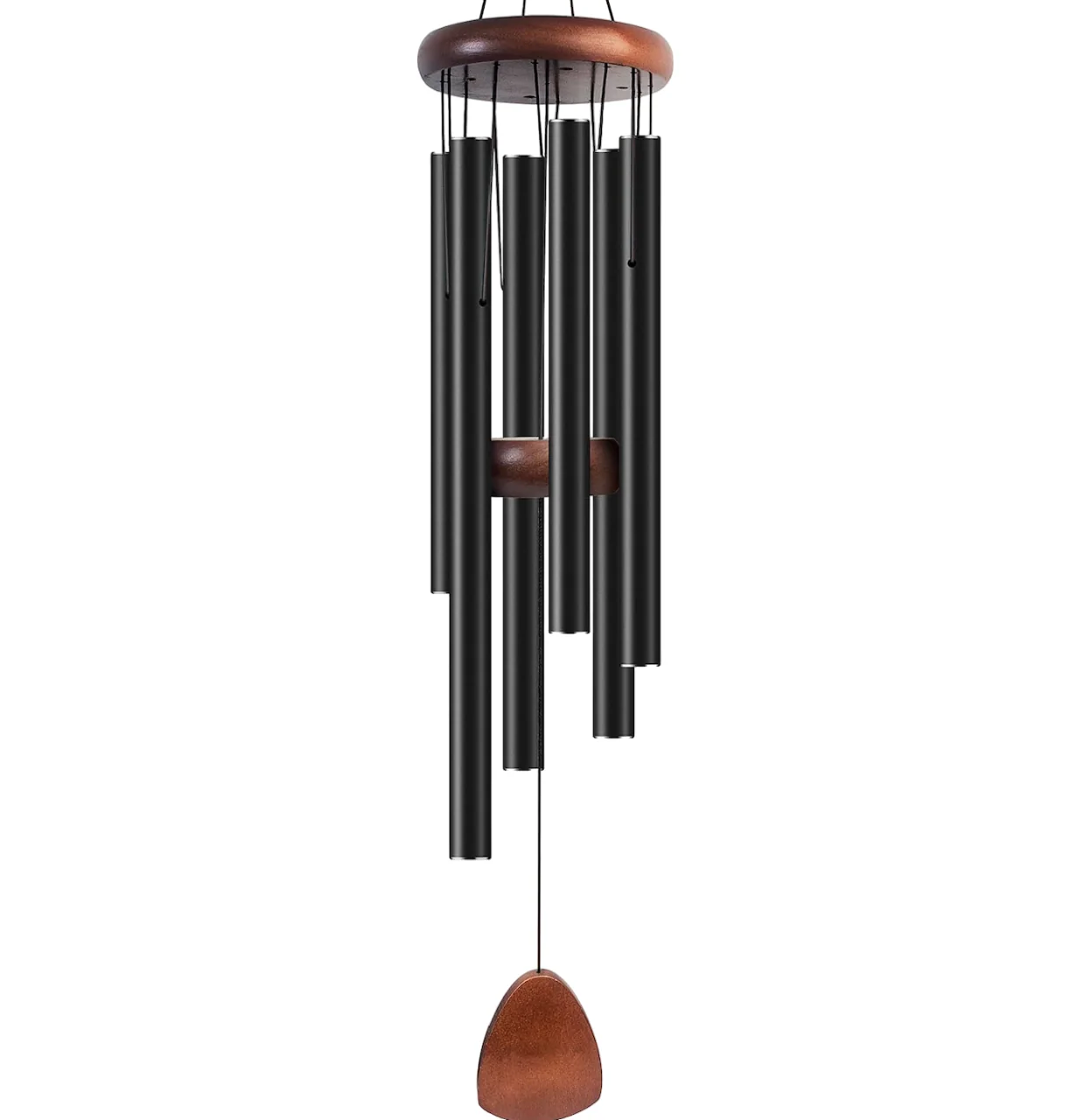 DS BS Large Aluminium Wind Chimes 93CM - Black - Image 7