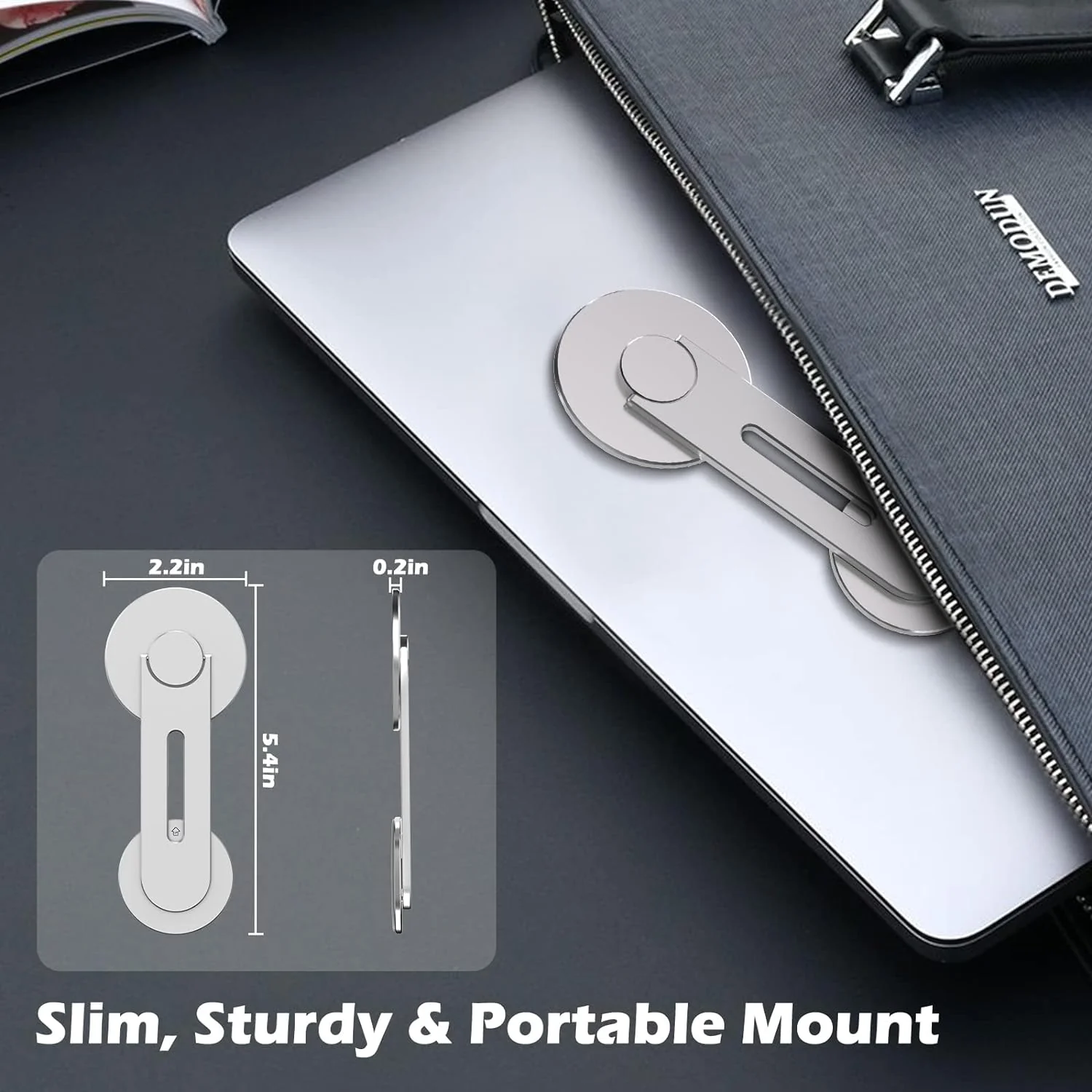 DS BS Magnetic Laptop Phone Holder Compatible with Magsafe iPhone - Image 10