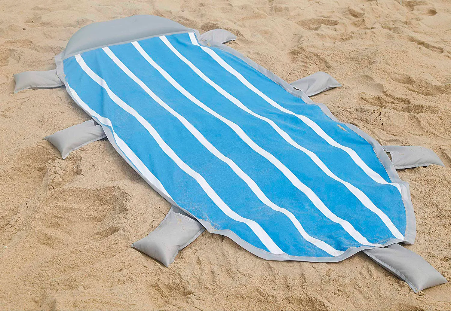 DS BS Outdoor Oversized Picnic Mat Beach Blanket with Inflatable Pillow - Image 10