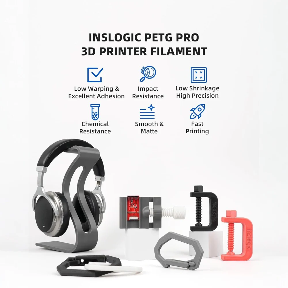 DS BS PETG 3D Printer Filament 1.75mm 1KG - White - Image 4