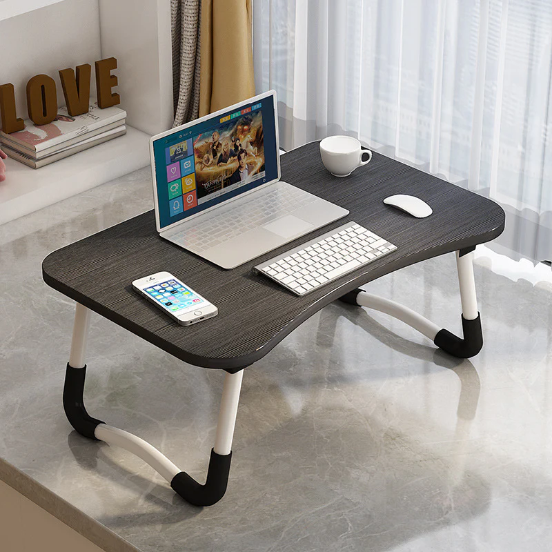 DS BS Portable Foldable Bed Laptop Table Black - Image 2