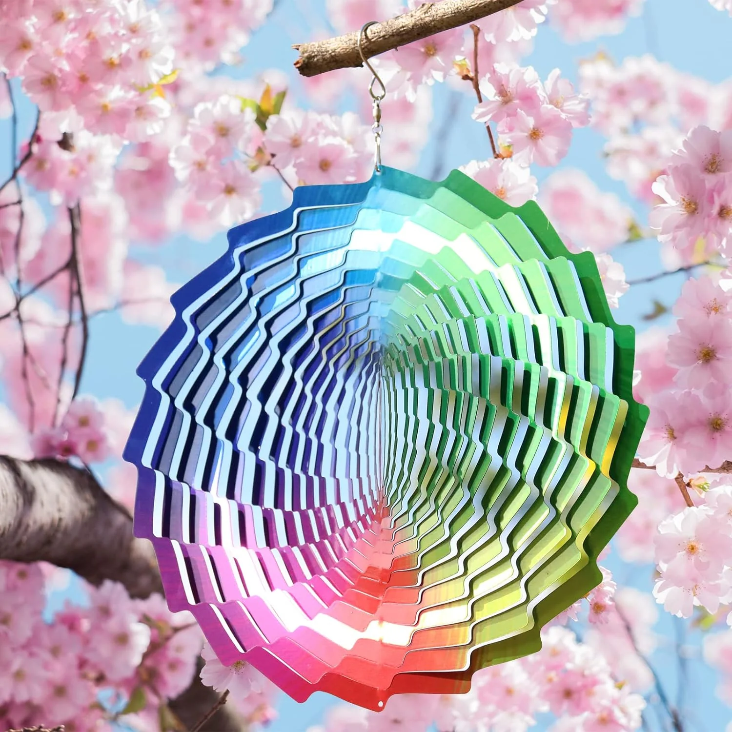DS BS Rainbow Wind Spinners Garden Decoration - Image 2