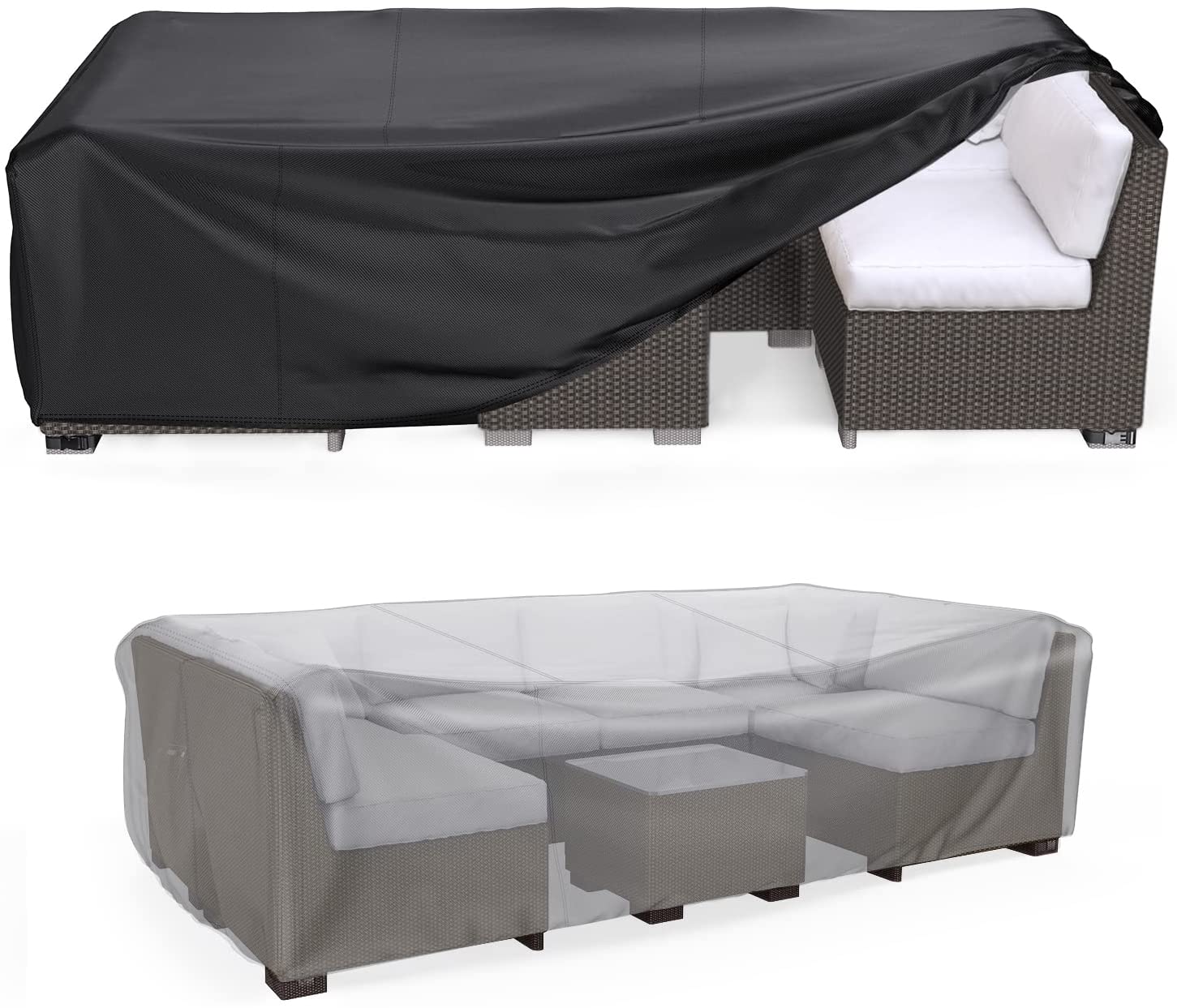 DS BS Rectangular Outdoor Furniture Waterproof Cover 230x165x80cm - Image 4