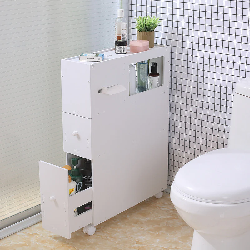 DS BS Slide-Out Bathroom Toilet Floor Cabinet - Image 7
