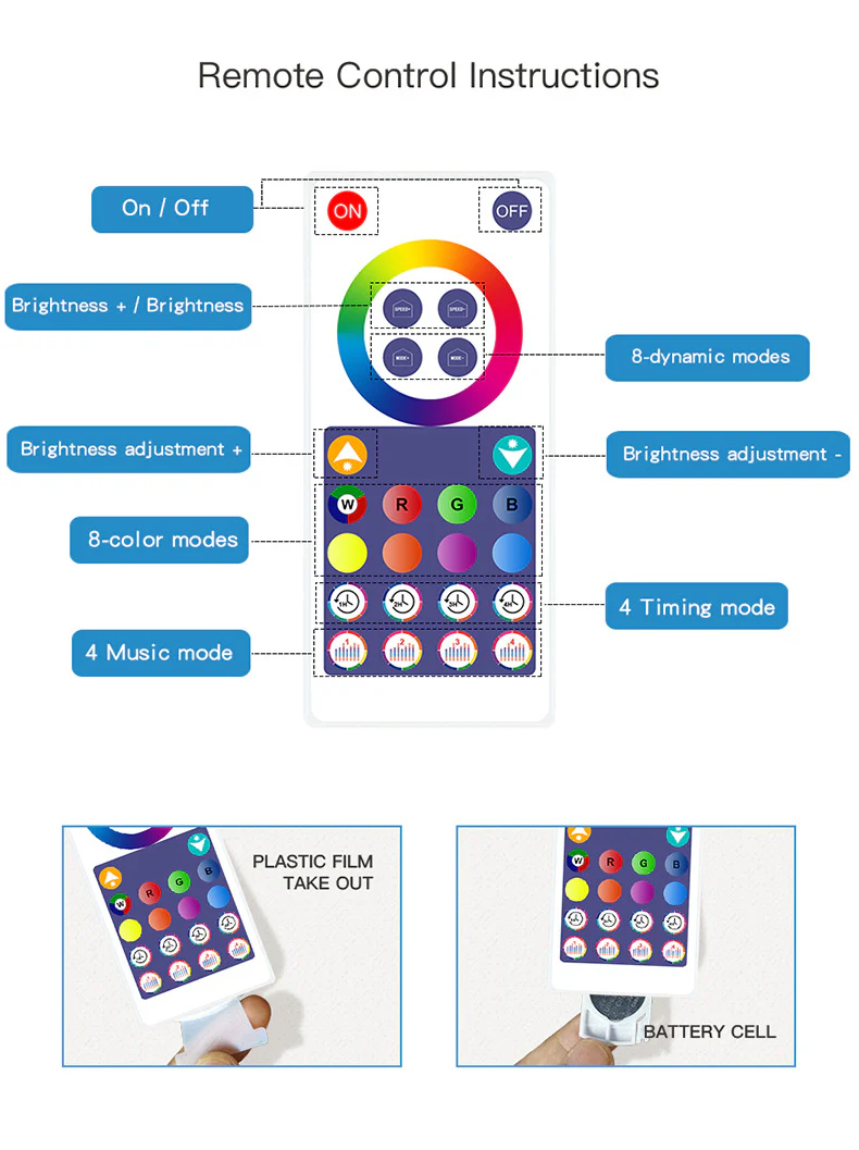 DS BS Smart APP RC Control LED RGB Floor Lamp with Music Sync - Image 7
