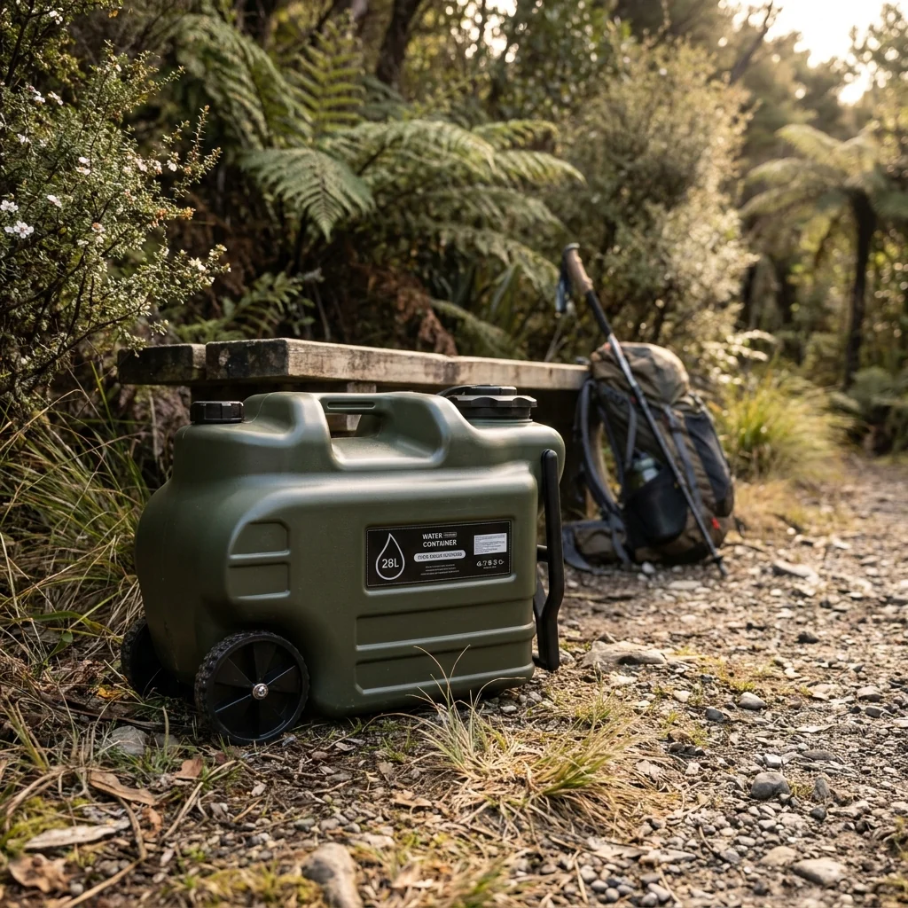 DS BS Wheeled Camping Water Jug | Green - Image 10