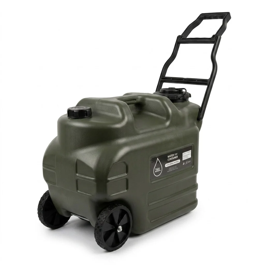 DS BS Wheeled Camping Water Jug | Green - Image 6
