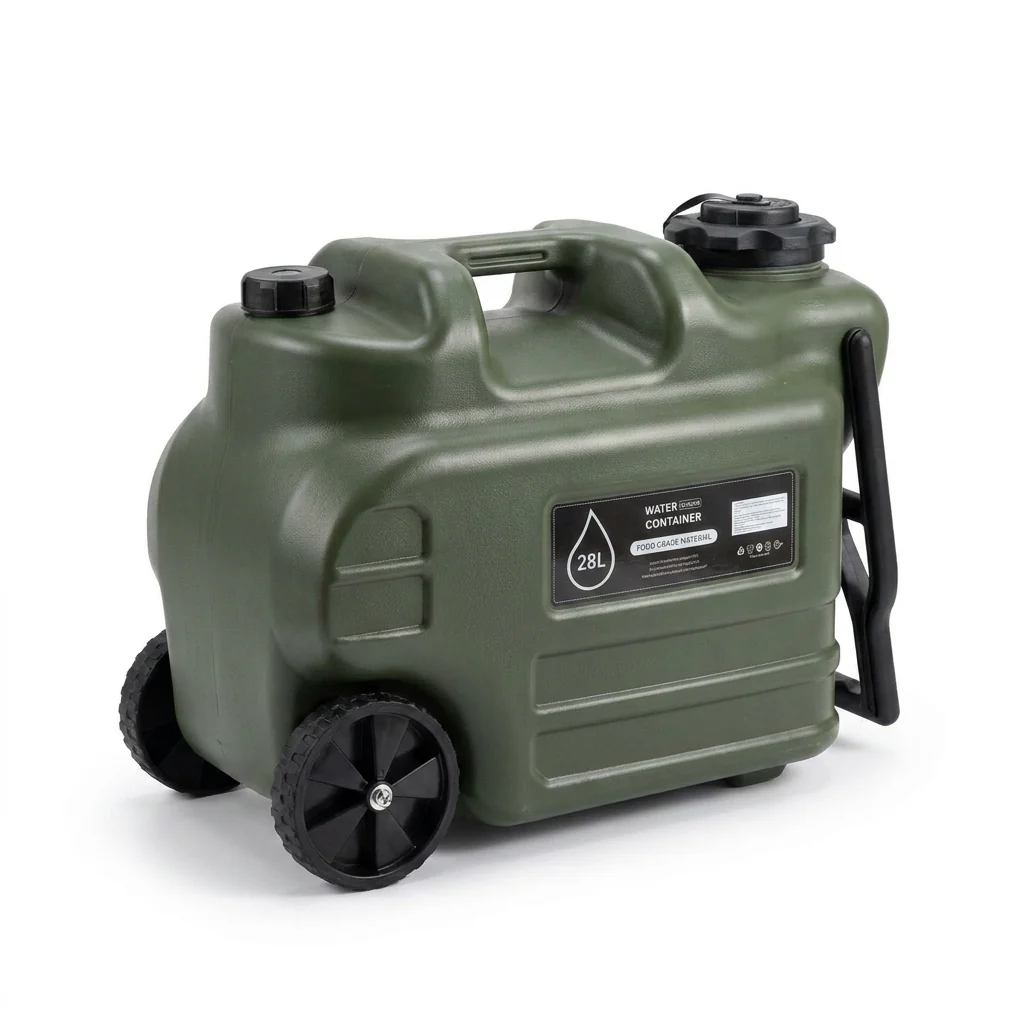 DS BS Wheeled Camping Water Jug | Green - Image 9