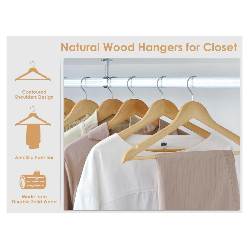 DS BS Wooden Hangers 10 Pack - Image 5