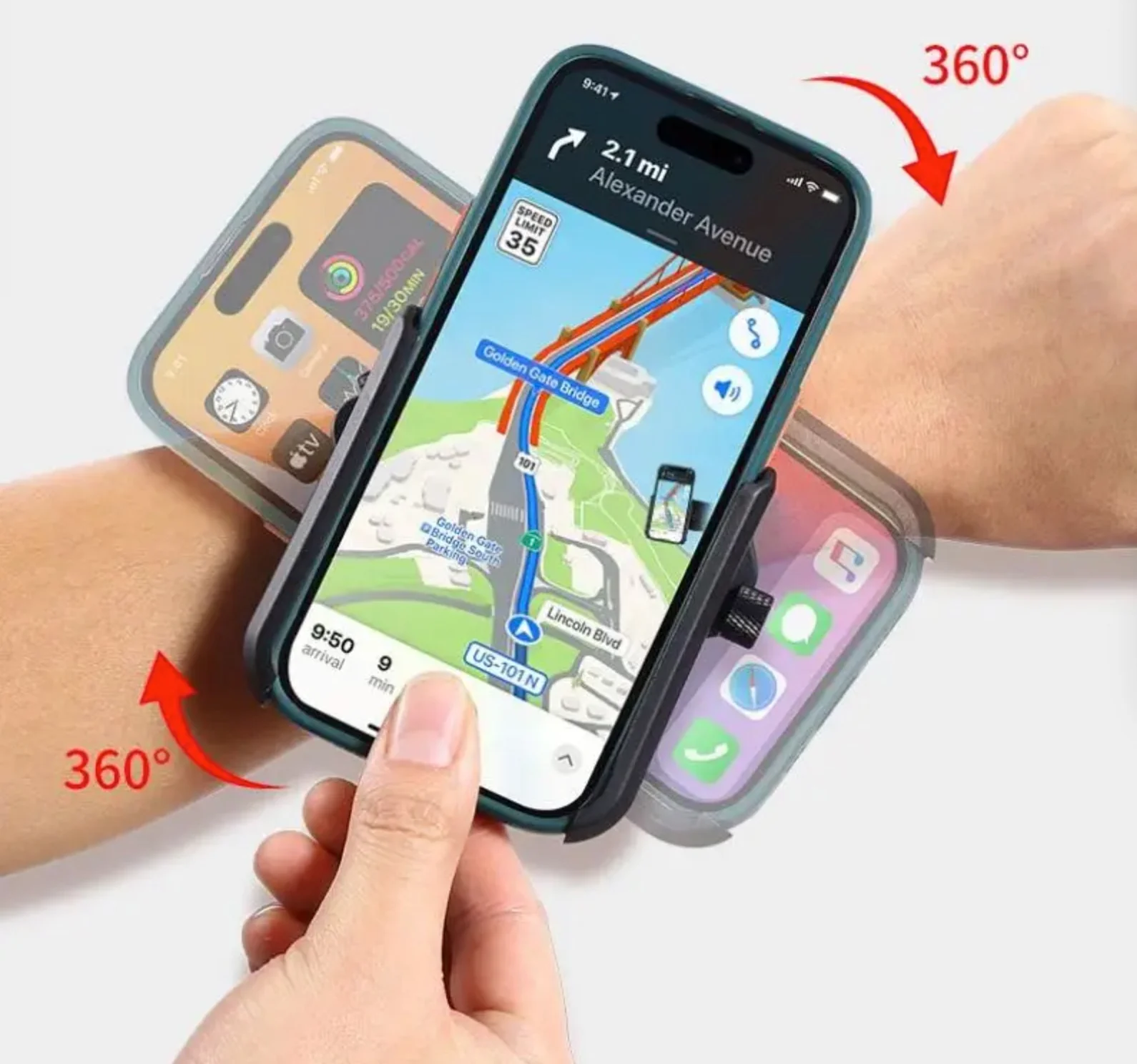 DS BS Wrist and Arm Phone Holder for Running Fitness - Image 3