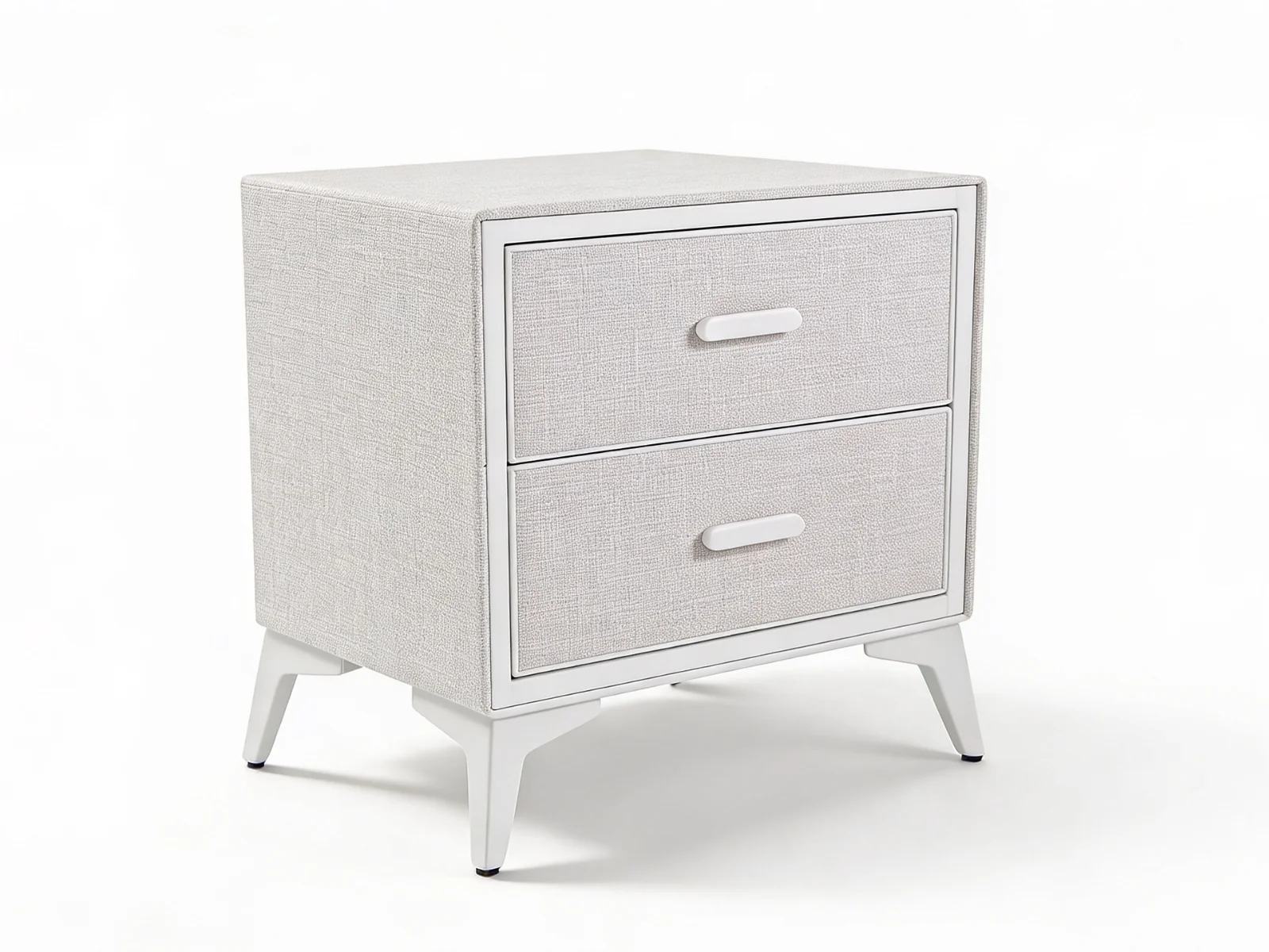 Delani Bedside Table - Cream - Image 4