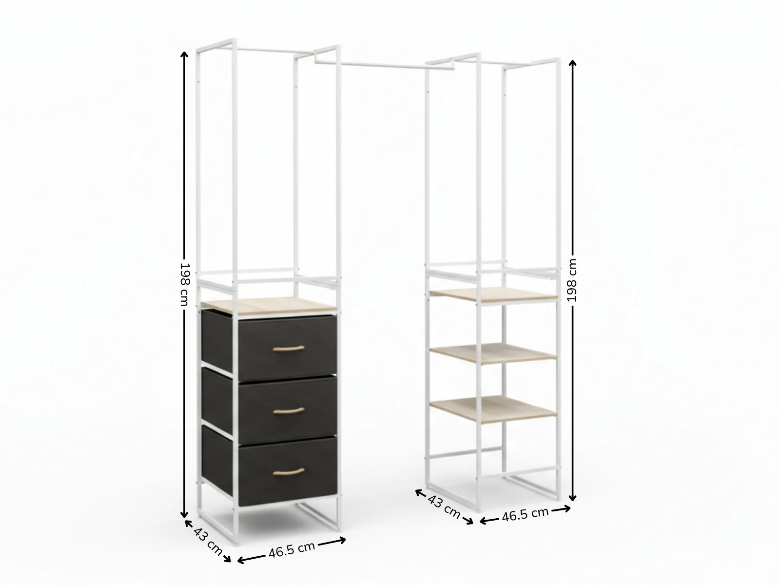 Delani Open Wardrobe Set - Image 3