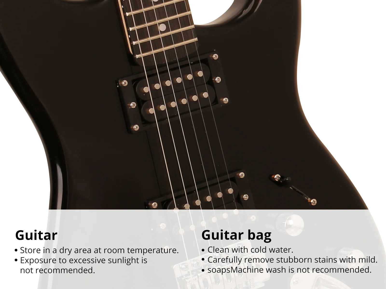 Electric Guitar Set - Black - Image 6