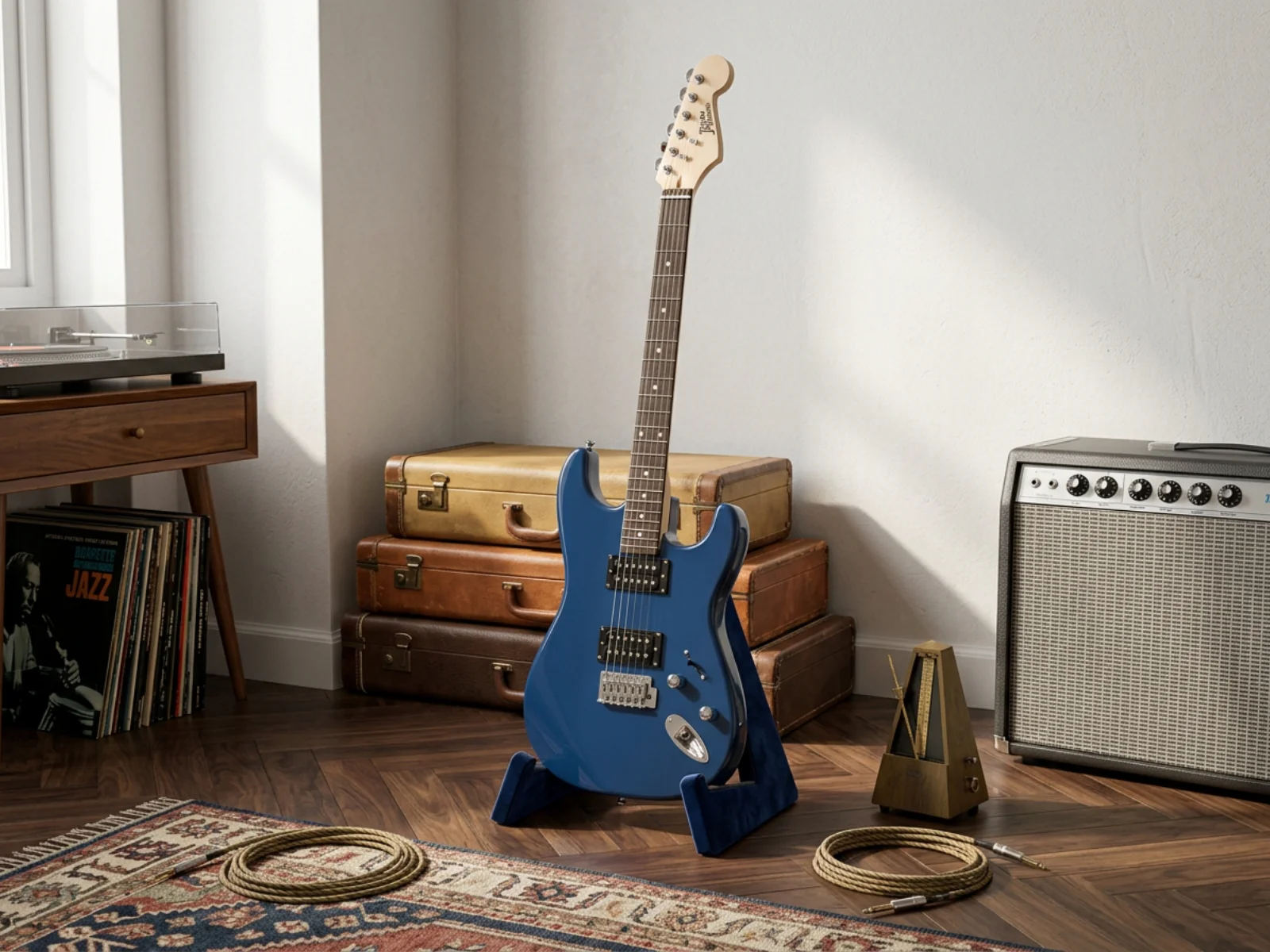 Electric Guitar Set - Blue - Image 3