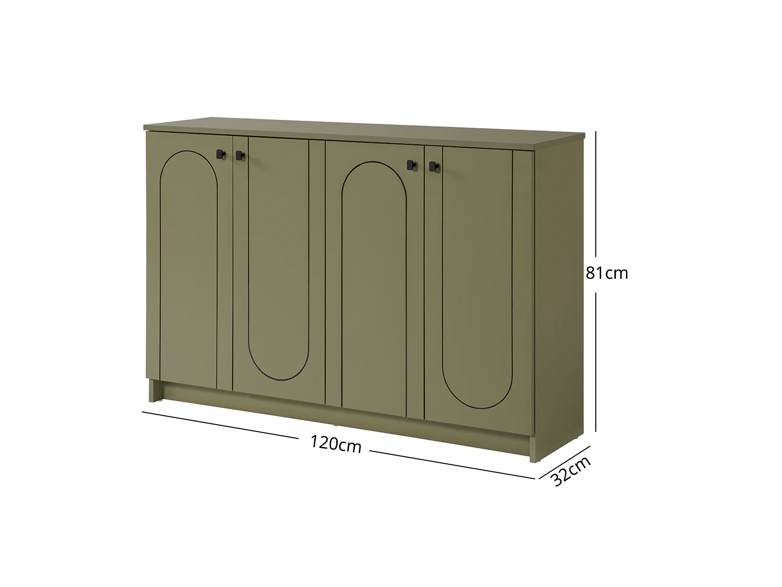 Freesia 4-Door Shoe Cabinet - Image 2