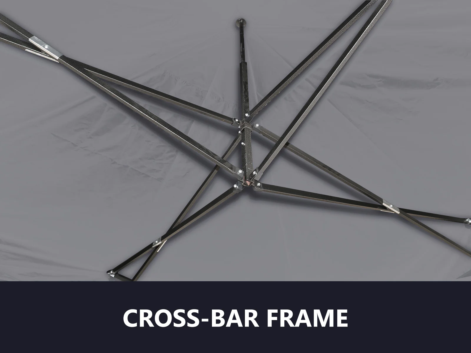Gazebo with Silver-Coated Roof 3m x 3m - White - Image 6