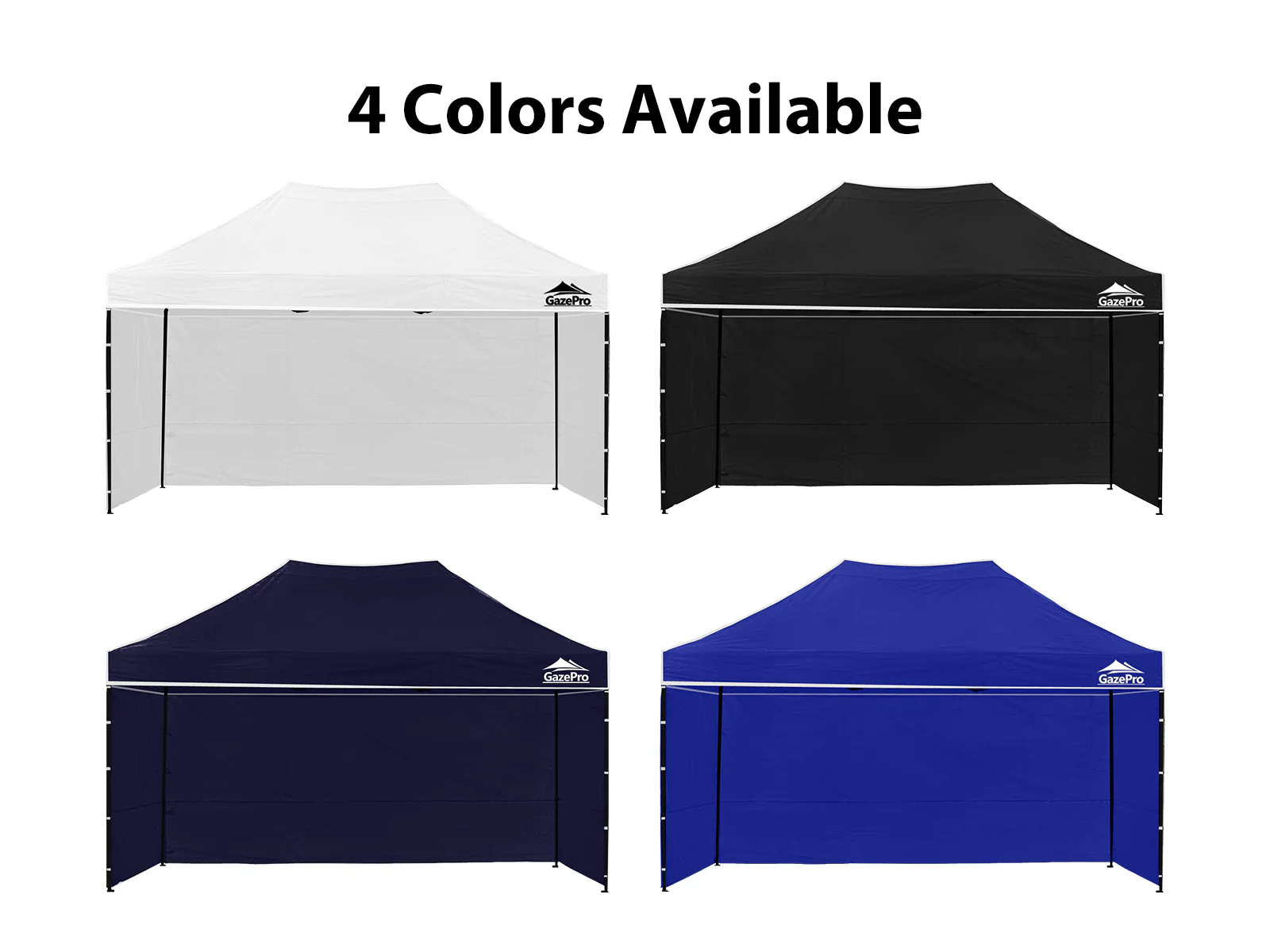 Gazebo with Silver-Coated Roof 3m x 4.5m - Navy - Image 13