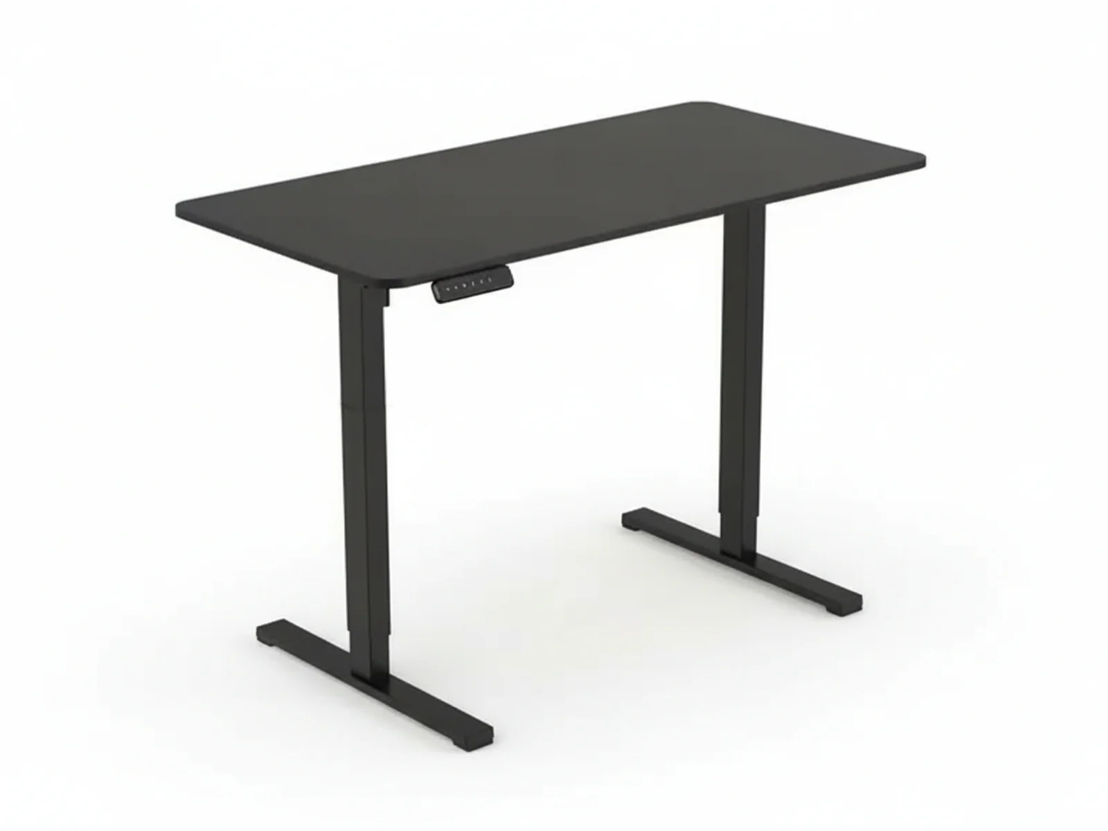 Height Adjustable Desk Set - Black - Image 4