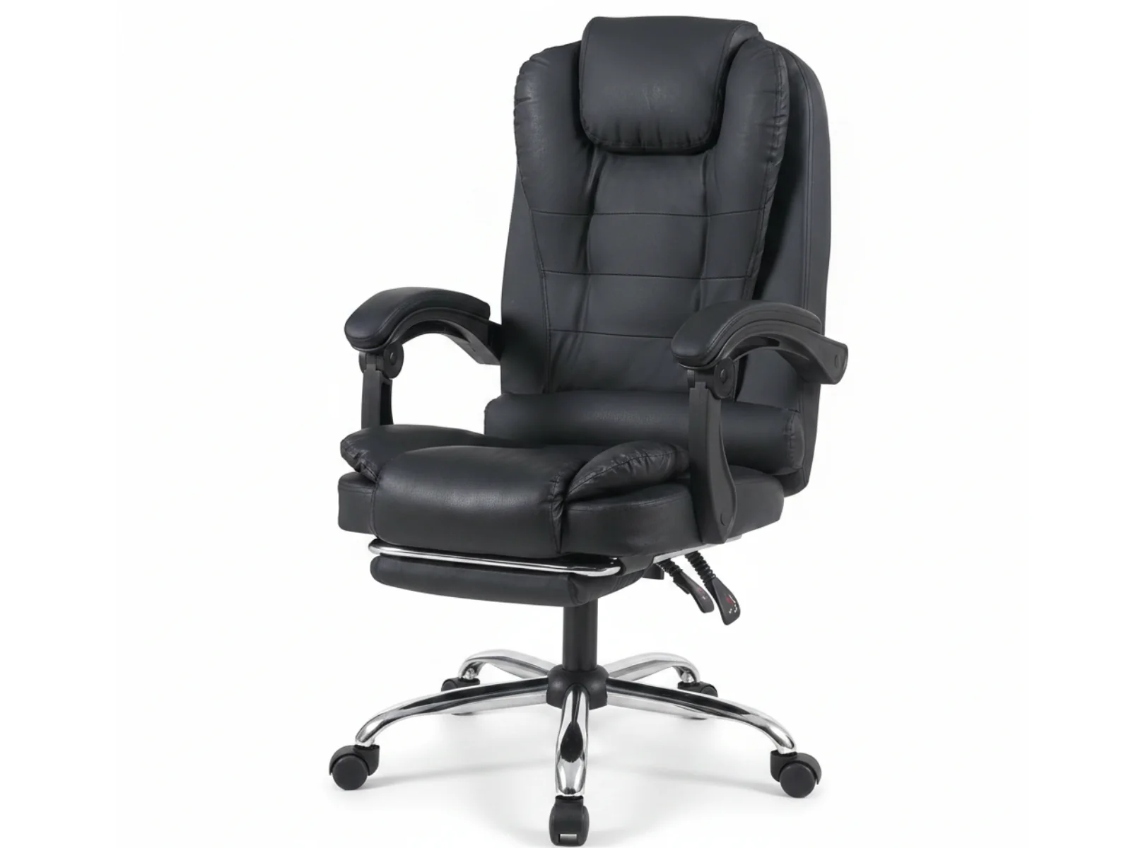 Hermia Massage Office Chair PVC - Black - Image 5