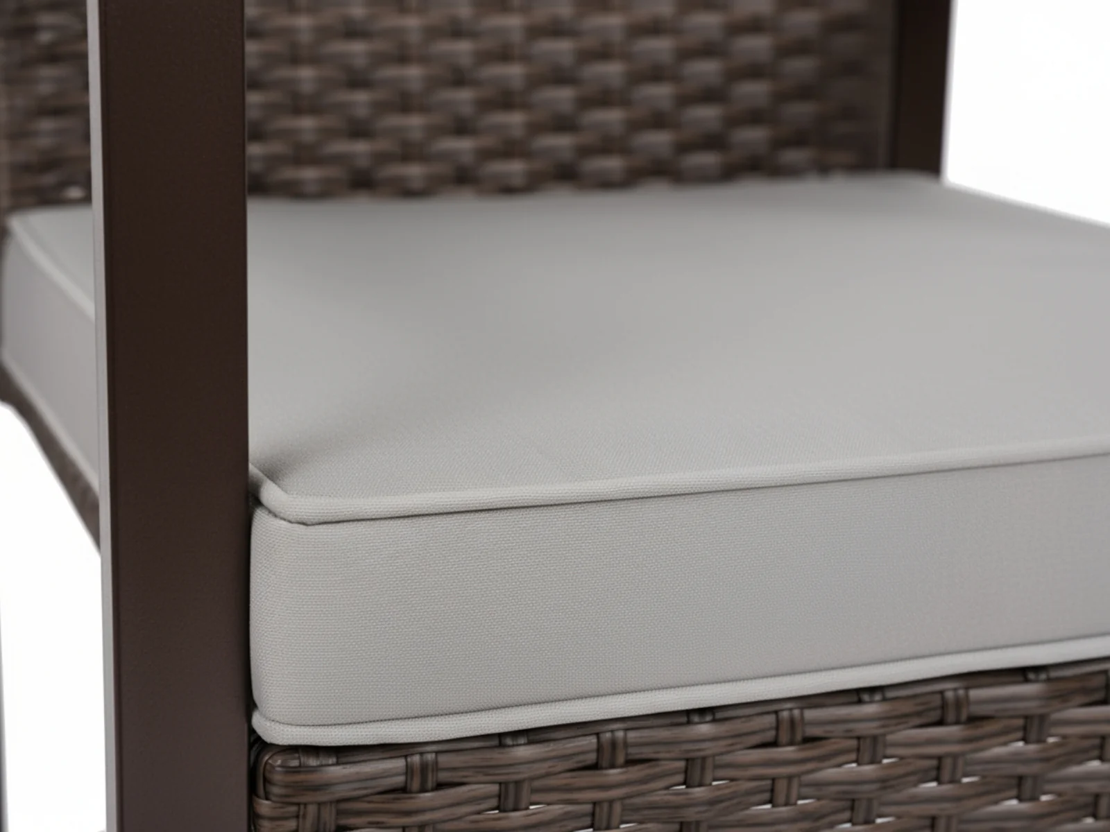 Livonia Outdoor Rattan Set - Brown + Grey - Image 10