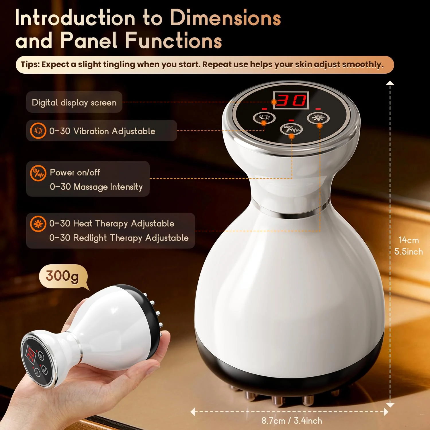 DS NA 4-in-1 Cordless Body Sculpting Massager – Rechargeable Massage Tool - Image 5