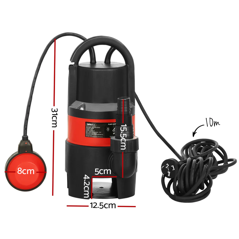 DS NA 550W Water Pump Dirty Submersible Sump Swim Pool Flooding Pond Clean - Image 2