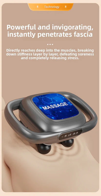 DS NA 6-Head Cordless Percussion Massager – Deep Tissue Muscle Gun - Image 3