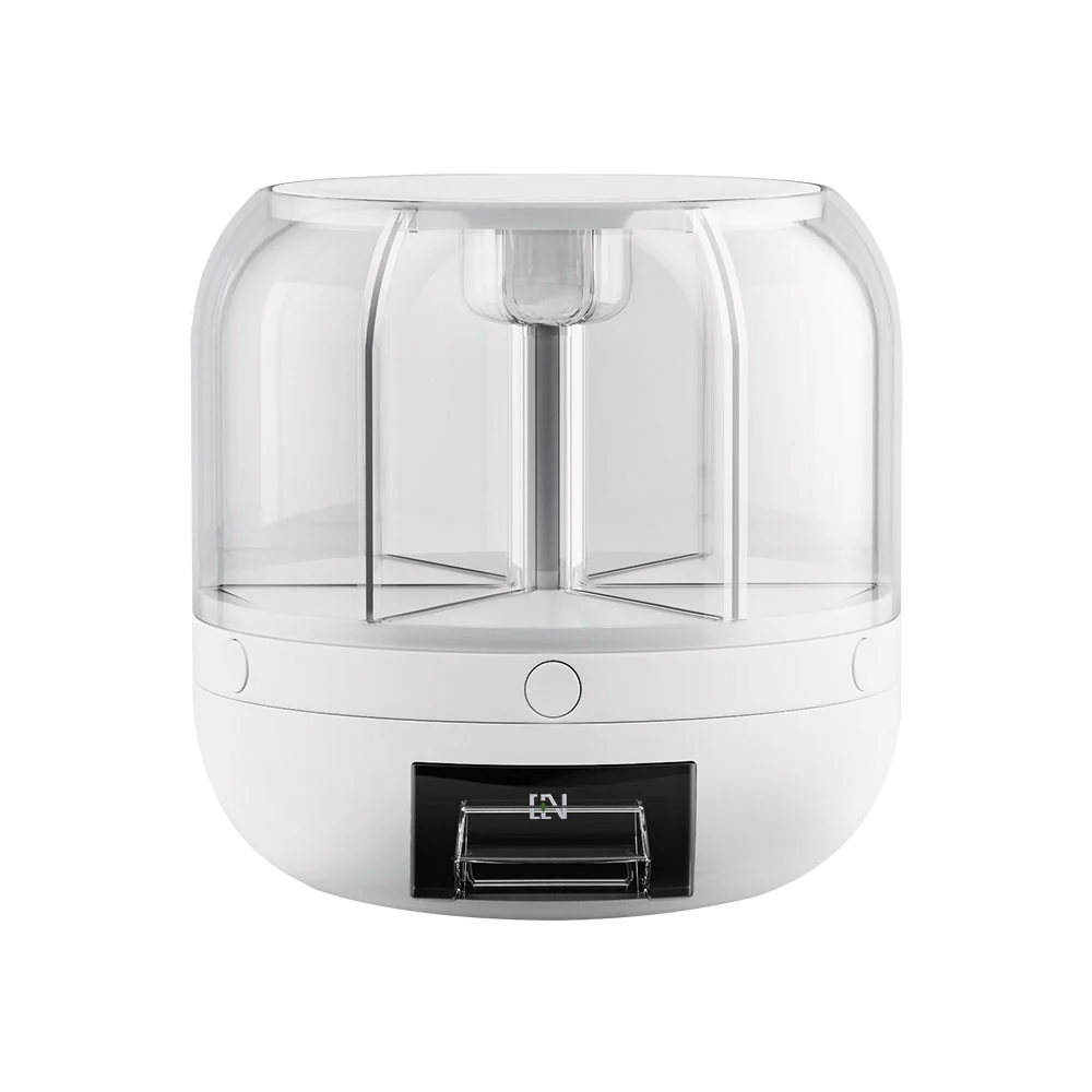 DS NA 6-In-1 Cereal Dispenser Rotating Grain 10KG Rice Storage Dry Food Box - Image 3