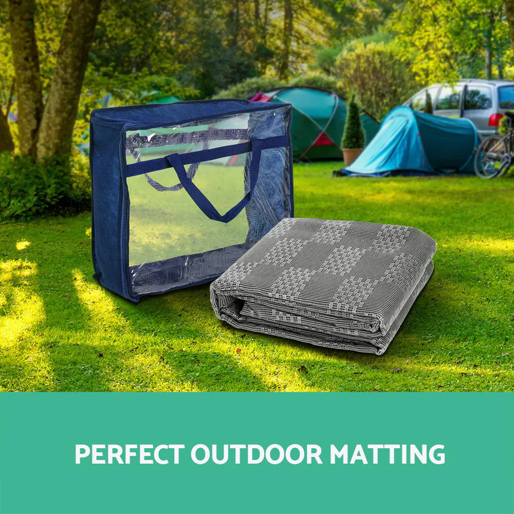 DS NA 6M X 2.5M Annex Matting 600 GSM Floor Mats Mesh Caravan Parks Camping - Image 3