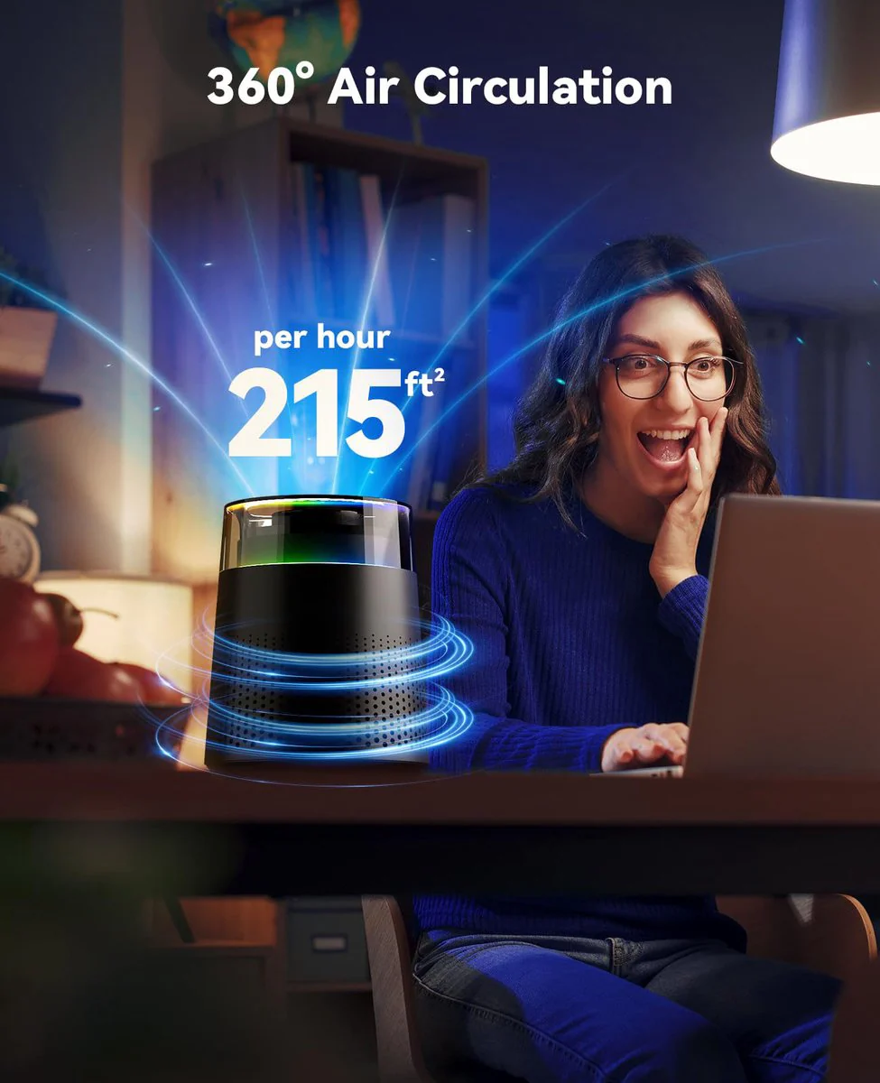 DS NA Air purifier - Air purifier with LED - Image 3