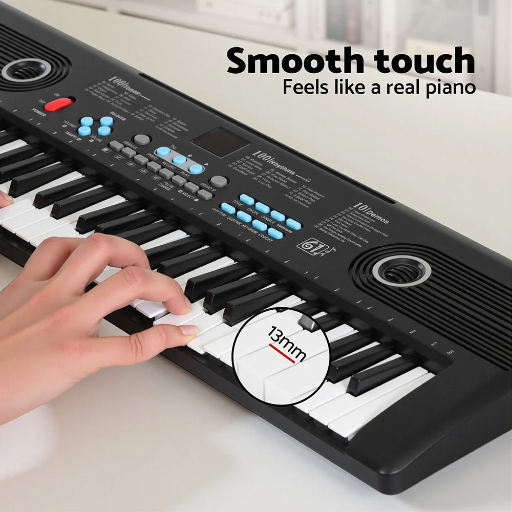 DS NA Alpha 61-Key Digital Piano Keyboard Electric Kids Gift Black - Image 6