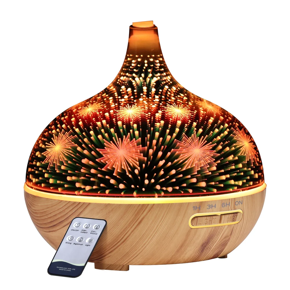 Aroma 3D Firework Air Humidifier Purifier 400ml Remote Control