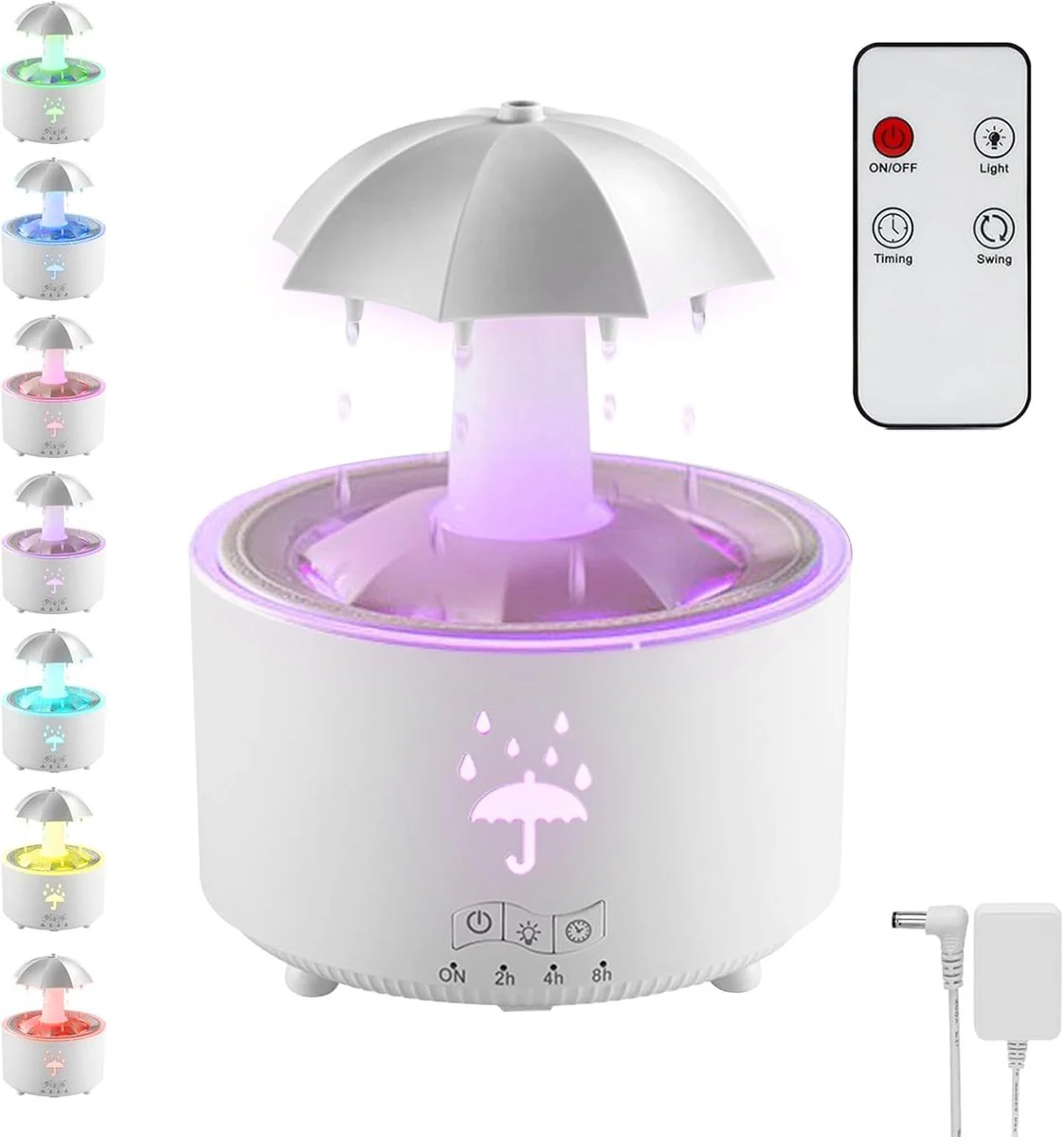 DS NA Aromatherapy Humidifier - Umbrella Humidifier - 300ml- 7-Color LED