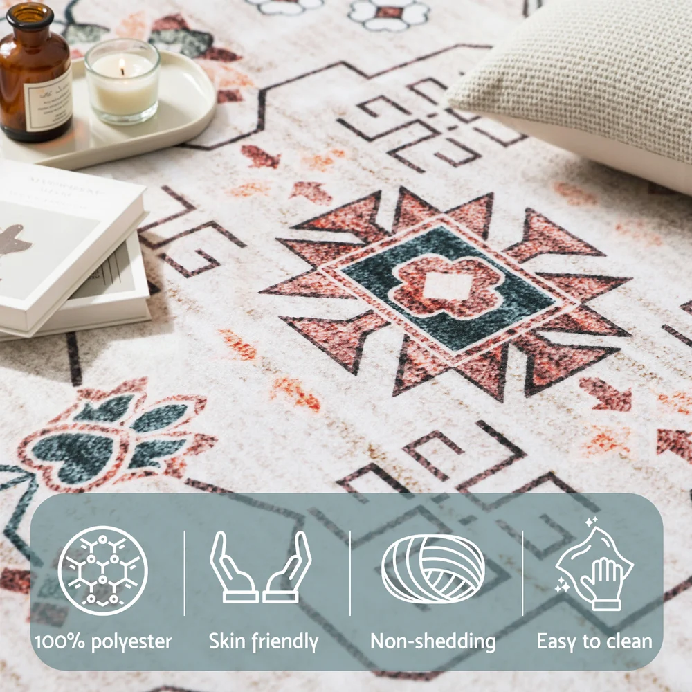 DS NA Artiss Washable Floor Rug 240X340cm Large Area Modern Living Room Carpet - Image 6