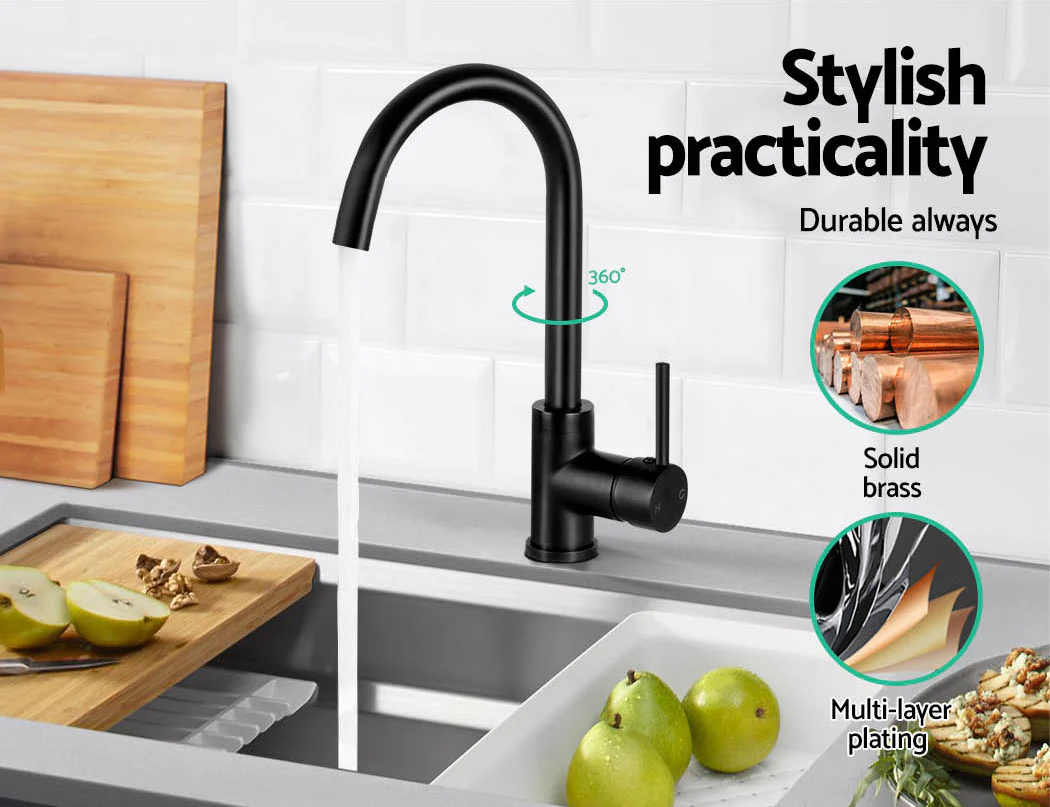 DS NA Cefito Mixer Faucet Tap - Black - Image 6