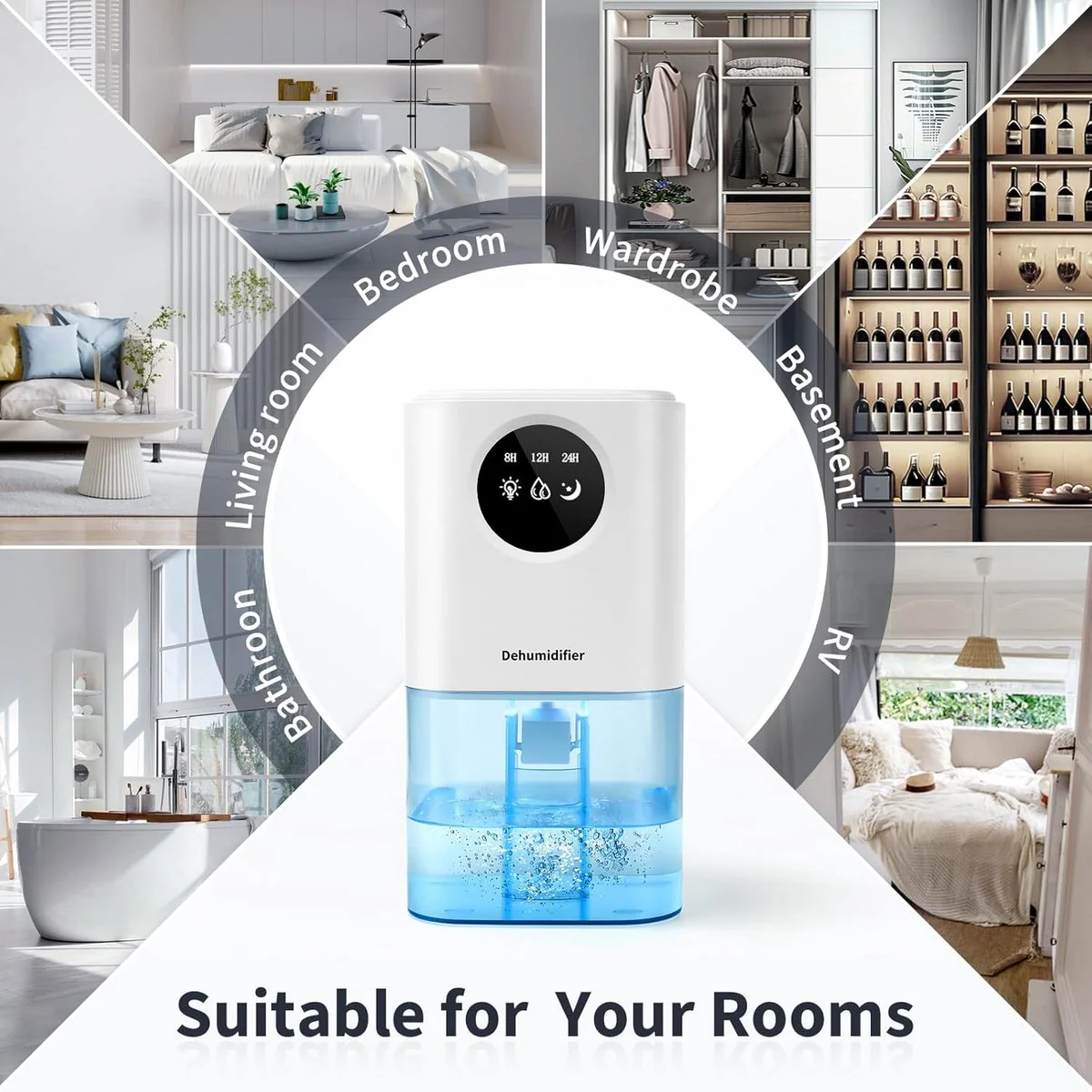 DS NA Dehumidifier - Ultra-Quiet Smart Dehumidifier For Drying Laundry - Image 3