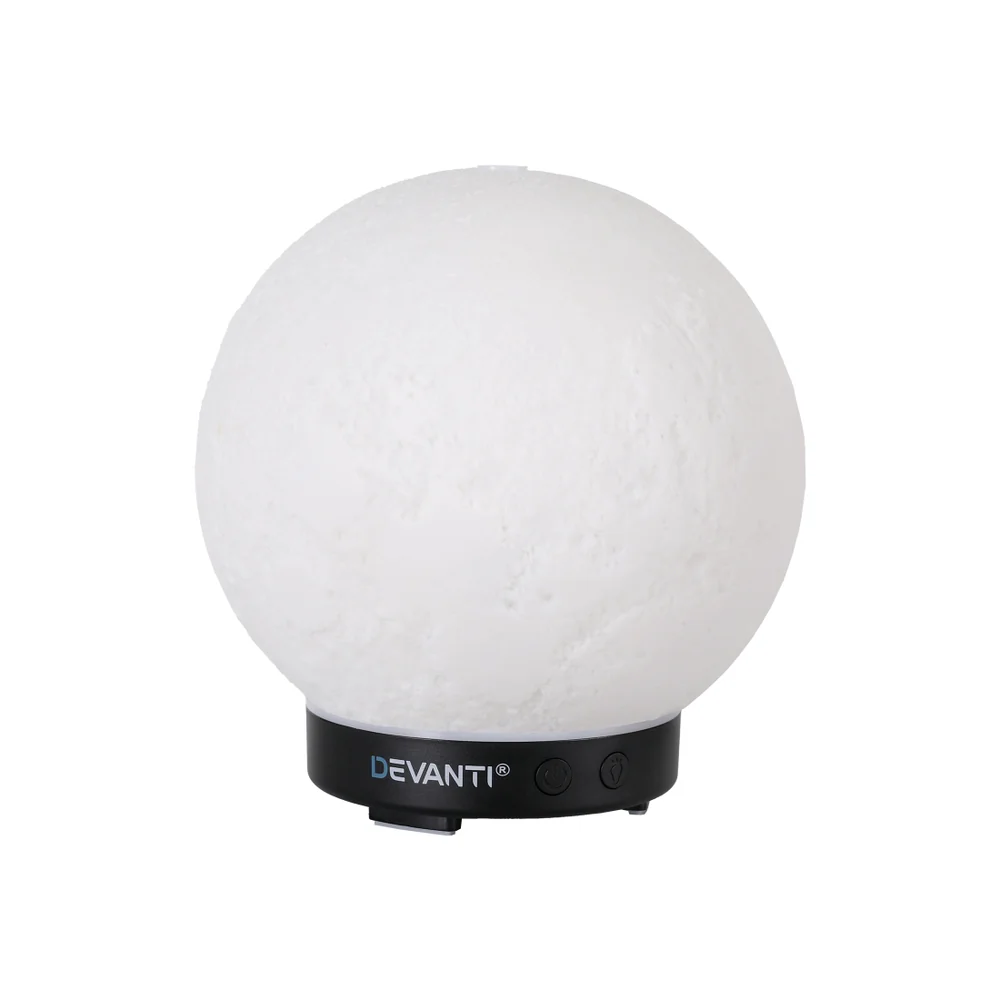 DS NA Devanti Ultrasonic Aroma Diffuser Aromatherapy Moon Lamp 100ml - Image 2